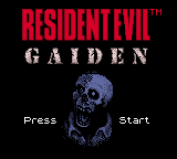 Resident Evil Gaiden (USA) Title Screen